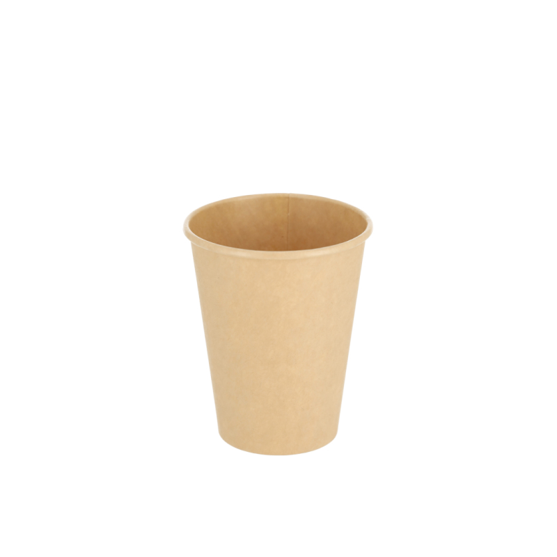 Popierinis kraft puodelis, 8oz, 1000 vnt/dėž, senas leidimas